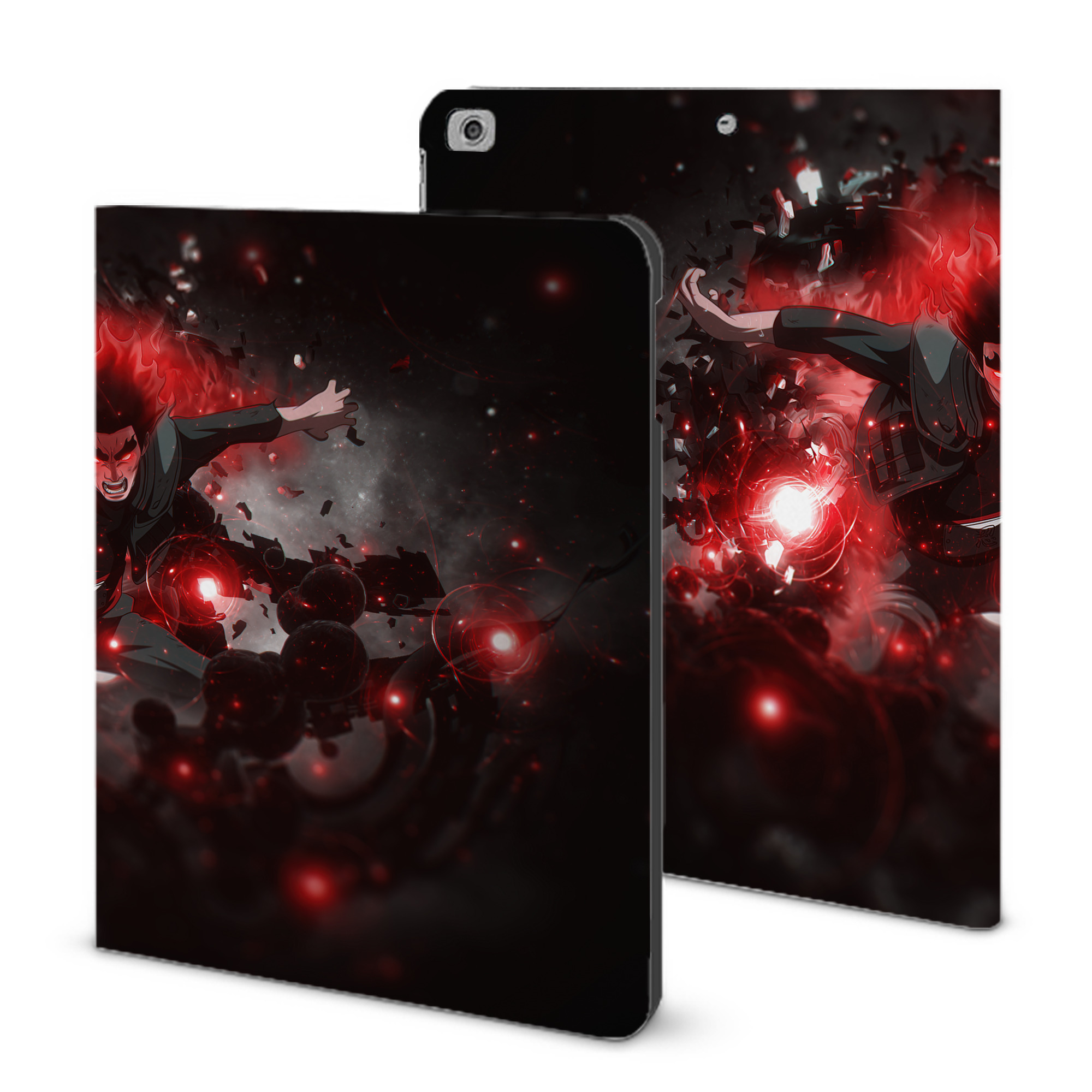 （画像用） NARUTO -ナルト- NARUTO -ナルト- 疾風伝 IPad ケース ブック型 PUレザー TPU 耐衝撃 軽量 薄型 ペン収納なし 全面保護 IPad 各モデル対応